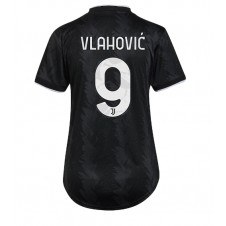 Juventus Dusan Vlahovic #9 Bortedrakt Kvinner 2022-23 Kortermet